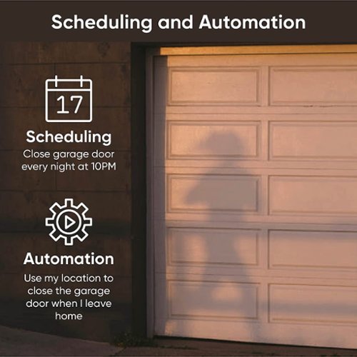 Wyze Indoor/Outdoor Wireless 1080p HD Smart Garage Door Opener and Security Camera - White SHOP ONLINE
