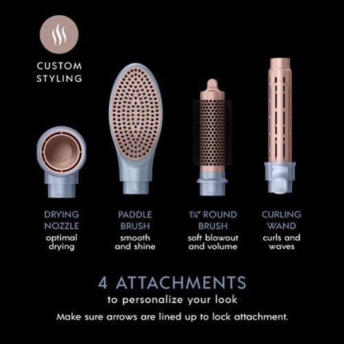 Conair InfinitiPRO by Conair DigitalAIRE Wet-to-Dry Multi Styling Wand, Powerful Hair Blow Dryer and Multi-Styler w attachments - Powder Blue BUY IN MIDDLE EAST