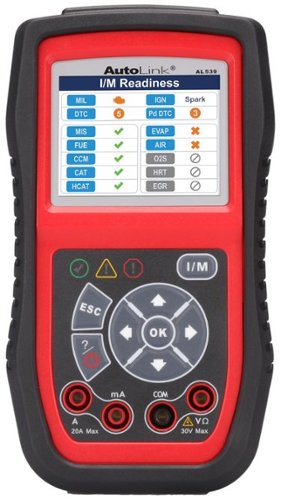 Autel - AutoLINK AL539 Engine Code Reader & Testing Tool - Black-Front_Standard 