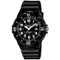 Casio - Women's Water-Resistant Analog Watch with Dial - LRW-200H-1BV - Black-Front_Standard