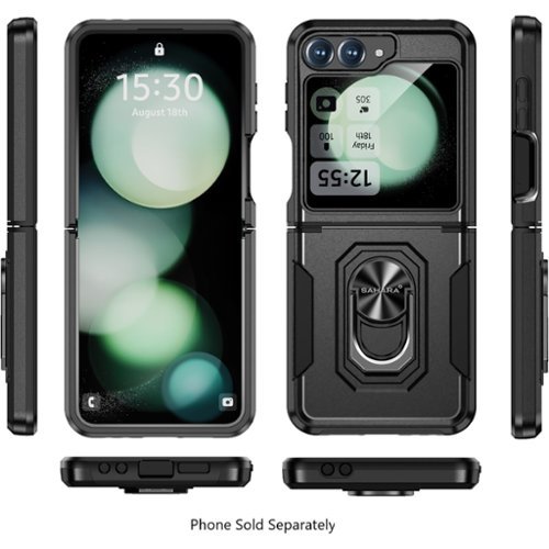 SaharaCase Raider Series Kickstand Case for Samsung Galaxy Z Flip6 - Scorpion Black HOW TO BUY
