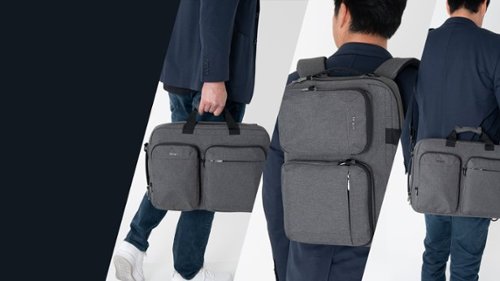Targus 15-16” Hybrid Briefcase Backpack - Gray BUY IN AUSTRALIA