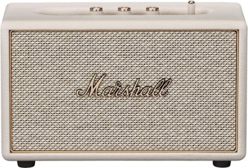 Marshall - Acton IV Bluetooth Home Speaker with Volume / Bass / Treble Controls and 3.5 mm Auxilary / RCA Inputs - Cream