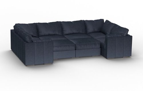 Lovesac - 8 Seats (2 Storage) + 10 Angled Sides Corded Velvet Sactional & Standard Foam