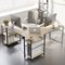 Bestier - L-Shaped Desk with Shelves - 59" Wide - Light Oak-Front_Standard