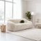 Vaczon - 3-Seater Plush Faux Fur Sofa with Soft Long Pile and Luxurious Comfort for Living Rooms or Apartments - Sand-Front_Standard