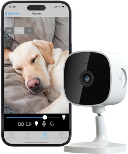 Swann Evo 2K Wired Indoor Security Camera - 2 Pack - White