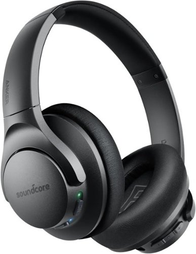 Soundcore - Anker Life Q20 Hybrid Active Noise Cancelling Headphones - Black-Front_Standard 