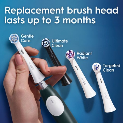 Oral-B iO2 Rechargeable Electric Toothbrush Kit - Forest Green BUY IN MIDDLE EAST