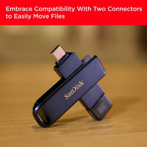 SANDISK 256GB USB Flash Drive for iPhone Lightning and USB Type-C Metallic Sky - Blue WHERE TO BUY