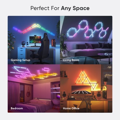 Nanoleaf Lines 60 Degrees Smarter Kit (9 Light Lines) - Multicolor BUY IN EUROPE