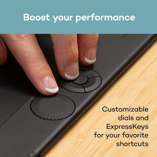 Wacom Intuos Pro Medium Bluetooth Professional Graphic Drawing Tablet (2025) - Black GLOBAL SHIPPING