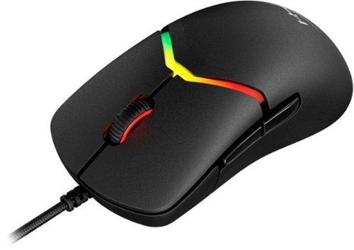 HyperX Pulsefire Saga Lightweight Wired Optical Gaming Mouse with RGB Lighting - Wired - Black BUY IN MIDDLE EAST
