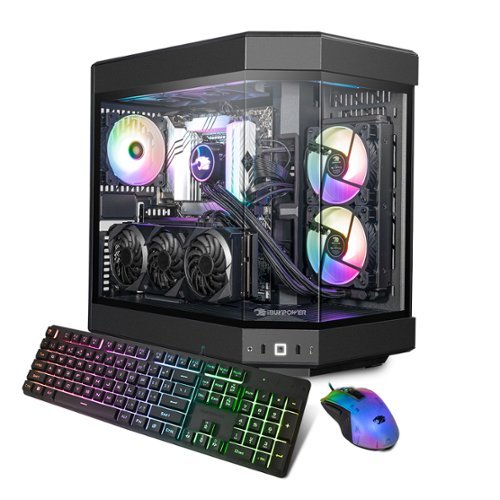 iBUYPOWER - Y60 Gaming Desktop PC - Intel Core i9 14900KF - GeForce RTX 4070Ti Super 16GB - 32GB DDR5 RAM - 2TB NVMe - Black-Front_Standard