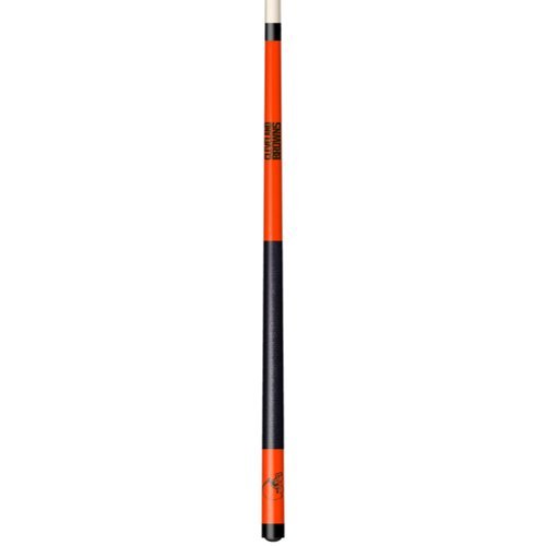 Imperial - Cleveland Browns Team Color Laser-Etched Cue Stick - Orange-Front_Standard 