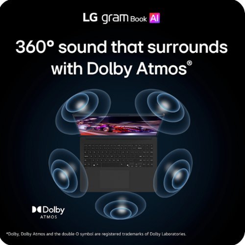 LG gram Book 16 Copilot+ PC Touchscreen Laptop with AMD Ryzen AI 7 445 -16GB RAM -1TB SSD - Titan Black BUY ONLINE