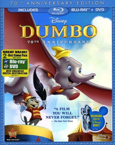  Dumbo [70th Anniversary Edition] [2 Discs] [Blu-ray/DVD] [1941]