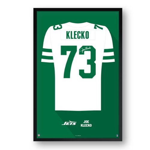 Sporticulture - Joe Klecko Framed 14" x 20" Retired Jersey Art Print - Multicolor-Front_Standard 