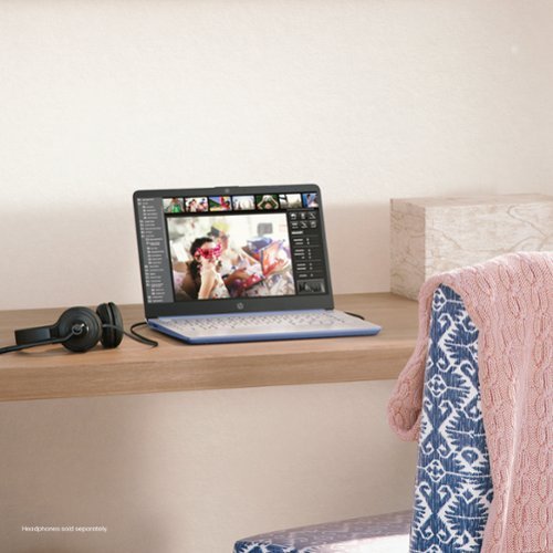 HP 14 Laptop - Intel Processor N150 - 4GB Memory - 128GB UFS - Sky Blue BUY IN DUBAI