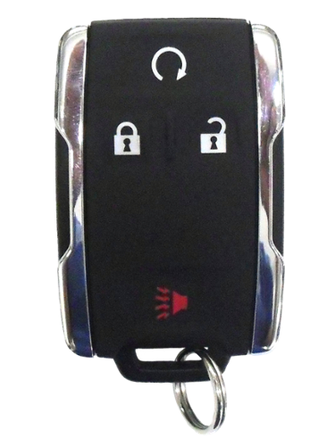 Car Keys Express - GM Keyless Entry Remote - 4 Buttons (Lock, Unlock, Remote Start, and Panic) - Black