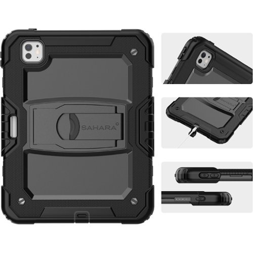 SaharaCase Raider Series Heavy-Duty Case for Apple iPad Pro (M4) 13 2024 - Scorpion Black SHOP ONLINE