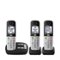 Panasonic - Easy-to-Use Cordless Phone with Flashlight and Quick-Touch Dialing - KX-TGU4 Series - Black-Front_Standard