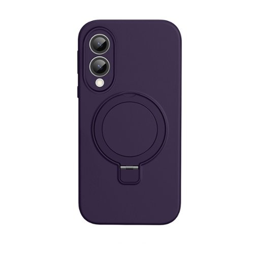 SaharaCase - Venture Series Silicone Kickstand Case for Samsung Galaxy S25 Edge - Purple Orchid