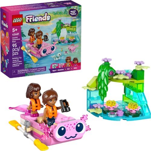LEGO - Friends Axolotl Adventure Boat Kids Toy 42681-Front_Standard 