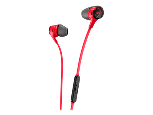 HyperX - Cloud Earbuds II - Gaming Earbuds with Mic - Red-Front_Standard 