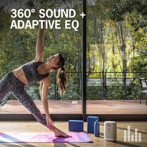 Ultimate Ears EPICBOOM Portable Wireless Bluetooth Waterproof Speaker with 17 Hour Battery and 180 ft Range - Cotton White WORLDWIDE DELIVERY
