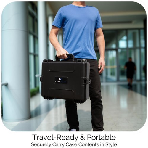 CASEMATIX Waterproof Hard Case for 15.6 17.3