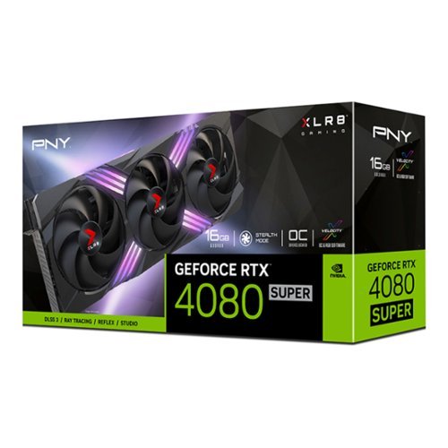 PNY GeForce RTX 4080 SUPER XLR8 Gaming VERTO EPIC-X RGB Overclocked 16GB Graphics Card with Triple Fans - Black BUY IN AUSTRALIA