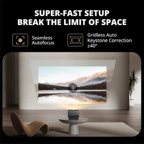 ETOE E3 Pro 4K 1080P Smart Projector, Android TV 11.0 & Netflix Certified, 600 ANSI, 20W Dolby Audio, Auto Focus & Keystone - Black WHERE TO BUY