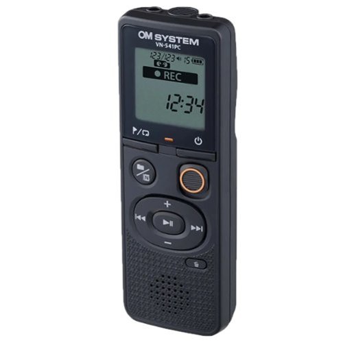 OM System VN-541PC Digital Voice Recorder - Black WORLDWIDE DELIVERY