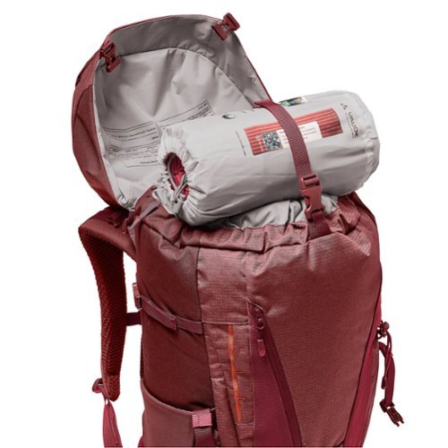 VAUDE Women's Asymmetric 38+8 Trekking Backpack Dark Cherry 15942