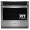 Maytag - 27" Built-In Single Electric Convection Wall Oven with Air Fry - Stainless Steel-Front_Standard