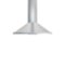 Zephyr - 30 inches - Convertible - Wall Range Hood - Stainless Steel-Front_Standard