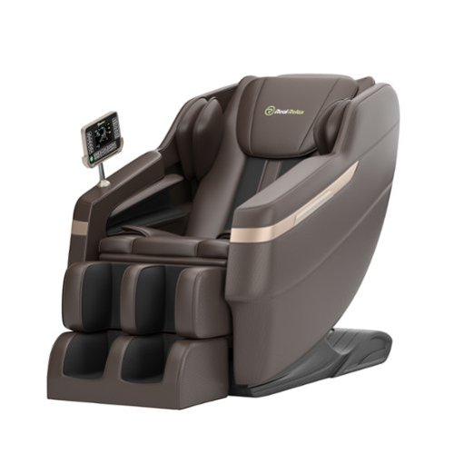Essen Blissed - Favor BS-02 Full Body Zero Gravity with Shiatsu Massage Chair - Brown-Front_Standard 