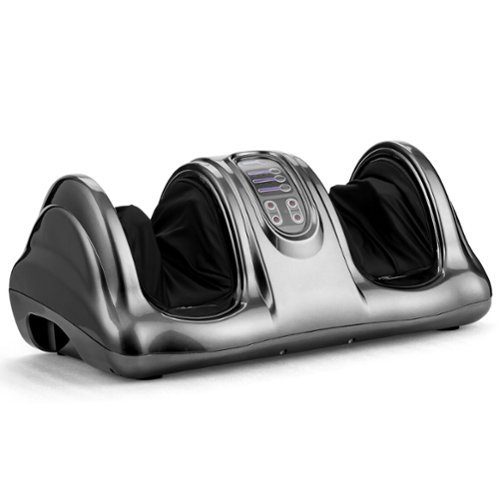 Costway Shiatsu Foot Massager Kneading and Rolling Leg Calf Ankle with Remote - Gray BUY IN AUSTRALIA
