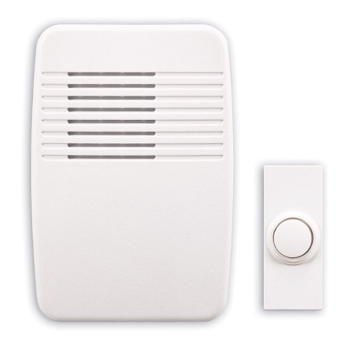 HEATH ZENITH - White Plastic Wireless Door Chime Kit-Front_Standard 
