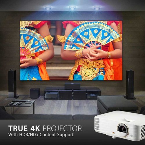 ViewSonic PX748-4K DLP Projector - White SHOP ONLINE