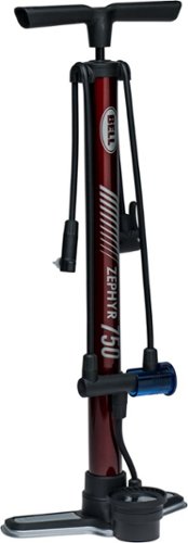 Bell Zephyr Floor Pump for Bike and Scooter - Multi INTERNATIONAL SHIPPING