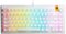 Glorious - GMMK 3 HE 75% Wired Hall-Effect Linear Switch Gaming Keyboard with Rapid Trigger and Adjustable Actuation - White-Front_Standard