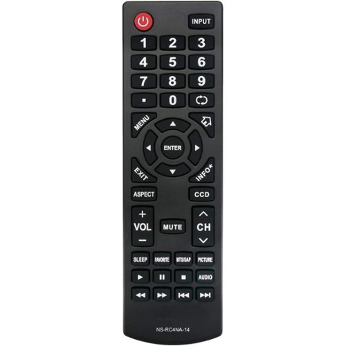 ZdalaMit - Replacement Remote NS-RC4NA-14 for INSIGNIA TV NS-32D311NA15 NS-32D312NA15 NS-32D312NA15H1 NS-32D312NA15H2 NS-32D510NA15 - Black-Front_Standard 