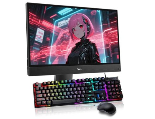 Dell - Refurbished Excellent - Optiplex 5260 All-in-One Desktop PC | Intel i5-8th Gen | 8GB RAM | 256GB SSD | 21.5" FHD Display | Camera | RGB KB/Mouse-Front_Standard 