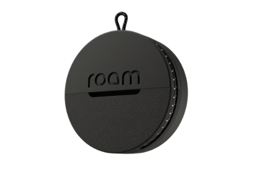 Roam - 3-in-1 Tracker - Bluetooth Item Locator, Keys/Luggage/Pet Gear, iOS or Android Find My, Waterproof, 1-Pack - Black-Front_Standard 