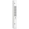 Kleankin - 71" Tall Bathroom Storage Cabinet, Narrow Freestanding with Open Shelves, 2 Doors, Adjustable Shelves - White-Front_Standard
