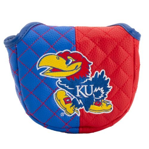 Team Golf - Kansas Jayhawks Quilted Mallet Putter Cover - Multicolor-Front_Standard 