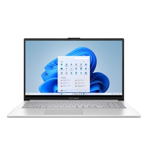 ASUS - Vivobook 15.6" FHD Laptop, AMD Ryzen 5 7520U - Cool Silver-Front_Standard 