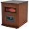 Lifesmart - 6 Element Wood Cabinet Infrared Heater - Brown-Front_Standard